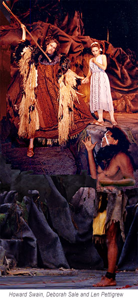Prospero,  Miranda and Caliban from Shakespeare's The Tempest