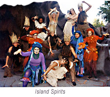 Island spirits from the Tempest