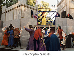 The company carouses