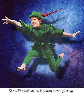 Diane Wasnak as Peter Pan