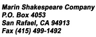 po box 4053 San Rafael CA 94913