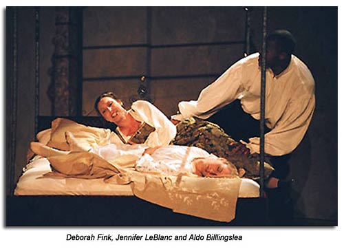 Othello, Emilia, and Desdemona