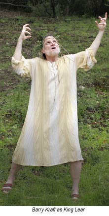 Barry Kraft as King Lear