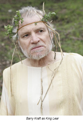 Barry Kraft as King Lear
