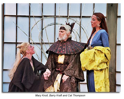 King Lear and daughters, Goneril and Regan